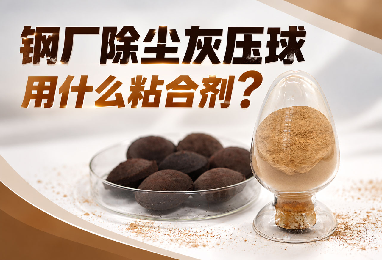 钢厂除尘灰压球使用什么粘合剂？选择的标准和四个主要指标