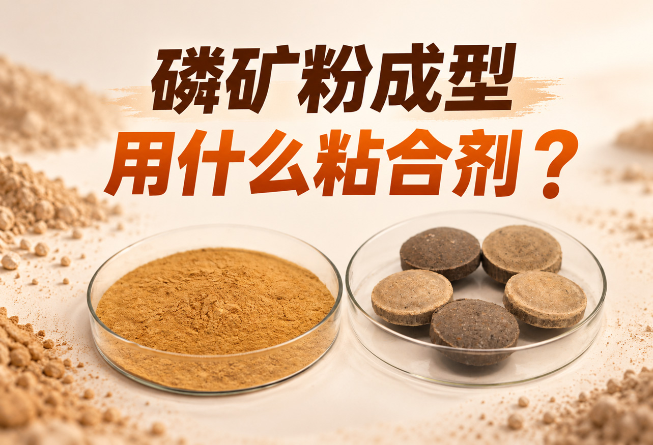 磷矿粉成型用什么粘合剂？