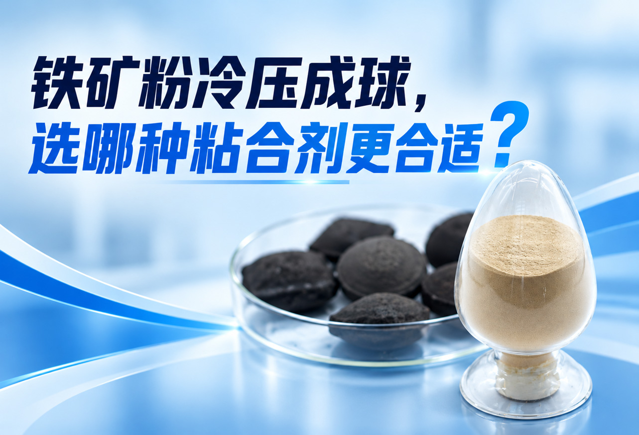 铁矿粉冷压球团用什么粘合剂？